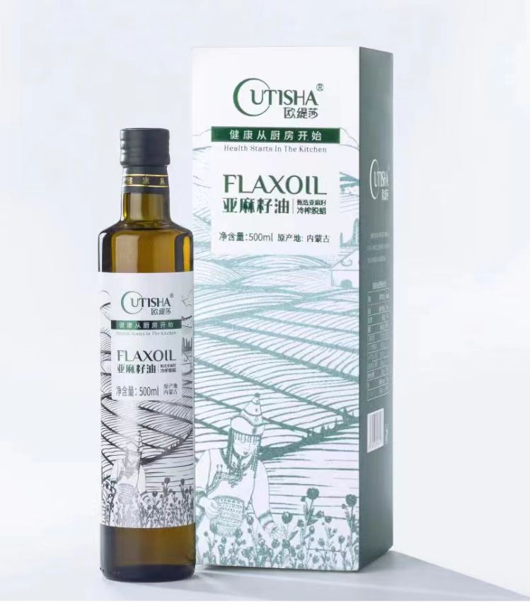 500ml常规亚麻籽油