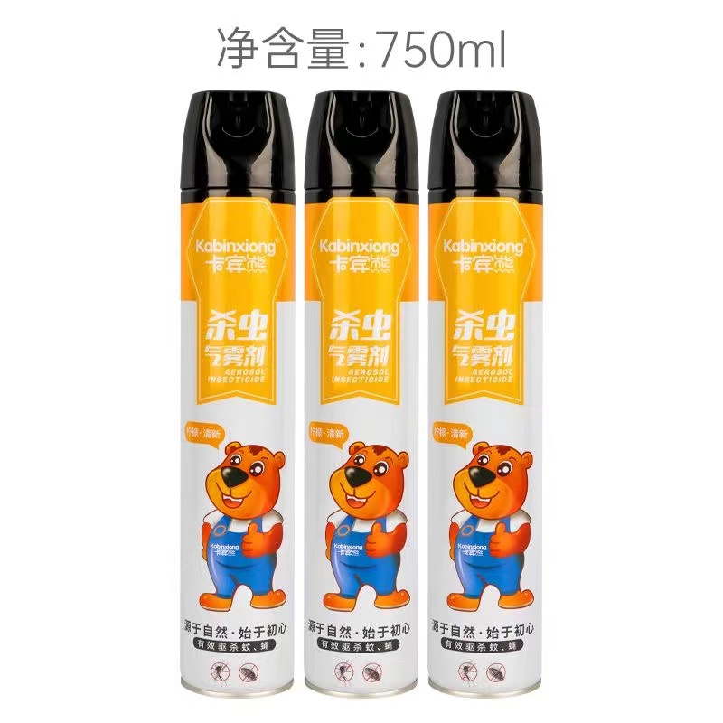 卡宾熊系列1802杀虫剂气雾剂750ml（柠檬清新）