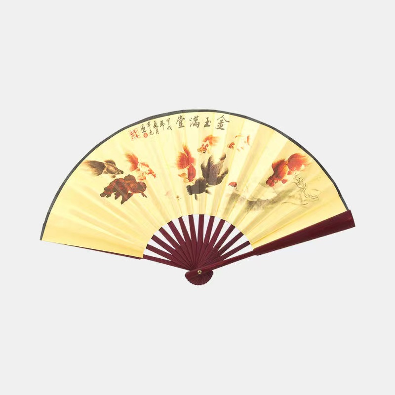 8寸绢布扇子