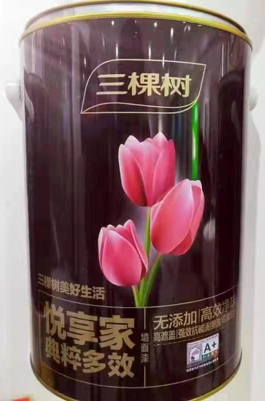 三棵树5升/桶悦享典粹多效面漆