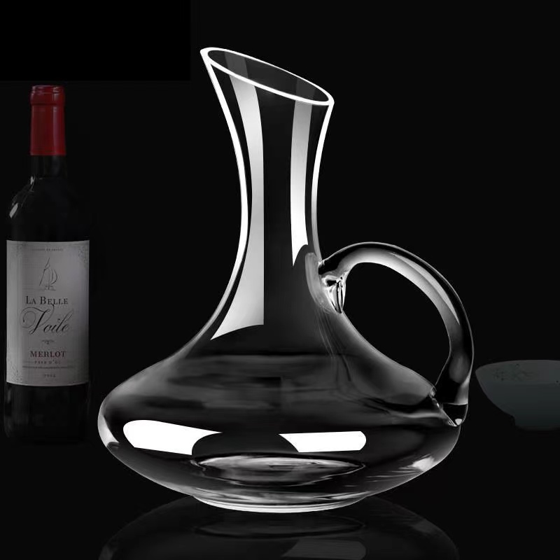 英客L260钠钙玻璃中号醒酒器1200ml